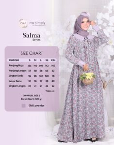 Size Chart Dress Salma